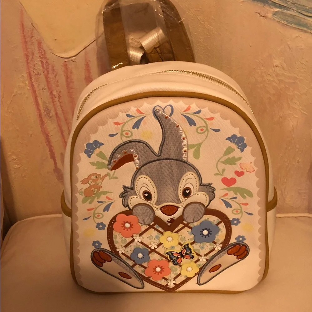 Danielle Nicole Disney Bambi Thumper Heart Backpack  New! See Description. - Picture 5 of 15